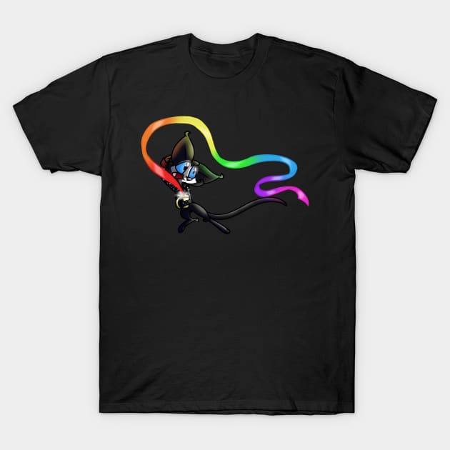 magical magician cat T-Shirt by RainbowRat3